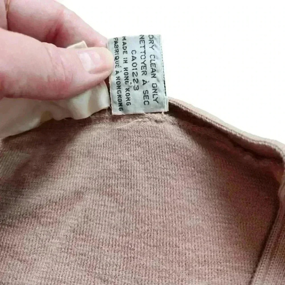 Ports International Cardigan Pure Virgin Wool Pink Button Down Vintage Women's M - Picture 8 of 10